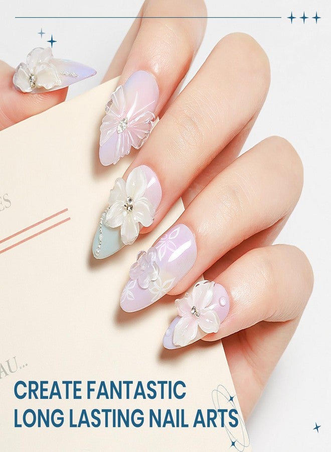 سوبوي جل تمديد الأظافر الشفاف والأبيض اللؤلؤي من سوبوي، جل صلب ثلاثي الأبعاد لفن نحت الأظافر، مع قلم سيليكون لنقش وتزيين الأظافر، مناسب للاستخدام المنزلي، للنساء - Image 5